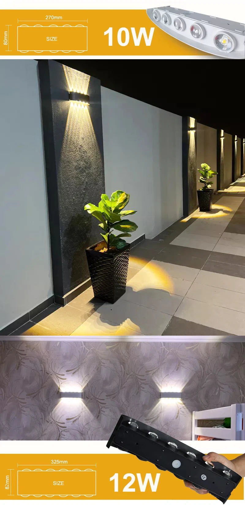 Luzes de Parede Led